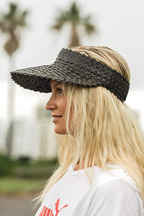 Straw Sun Visor - NeptunesBoutique