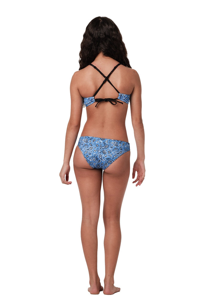 Submarine Linked - Bandana Blue Bikini Set - NeptunesBoutique