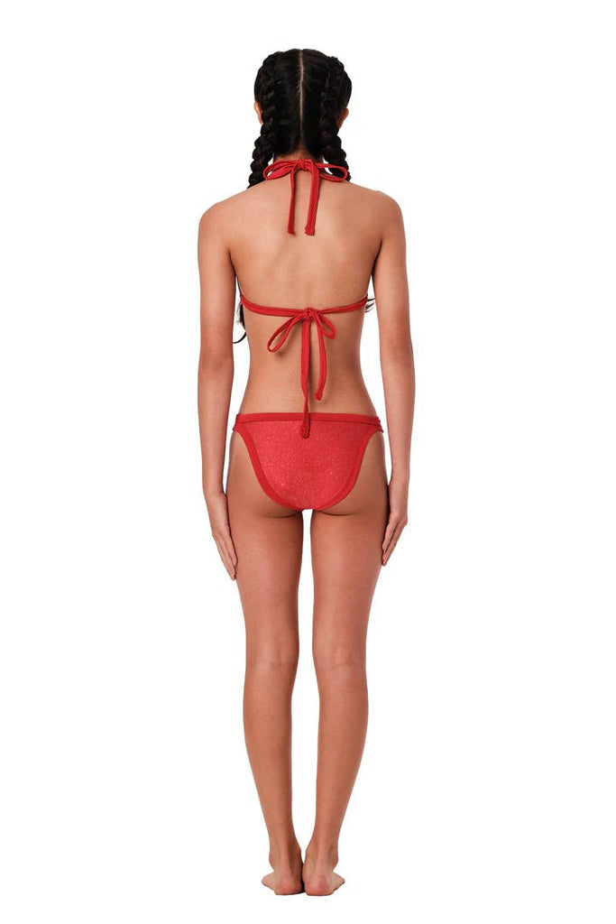 Submarine The Little Red Glitter Bikini Set - NeptunesBoutique