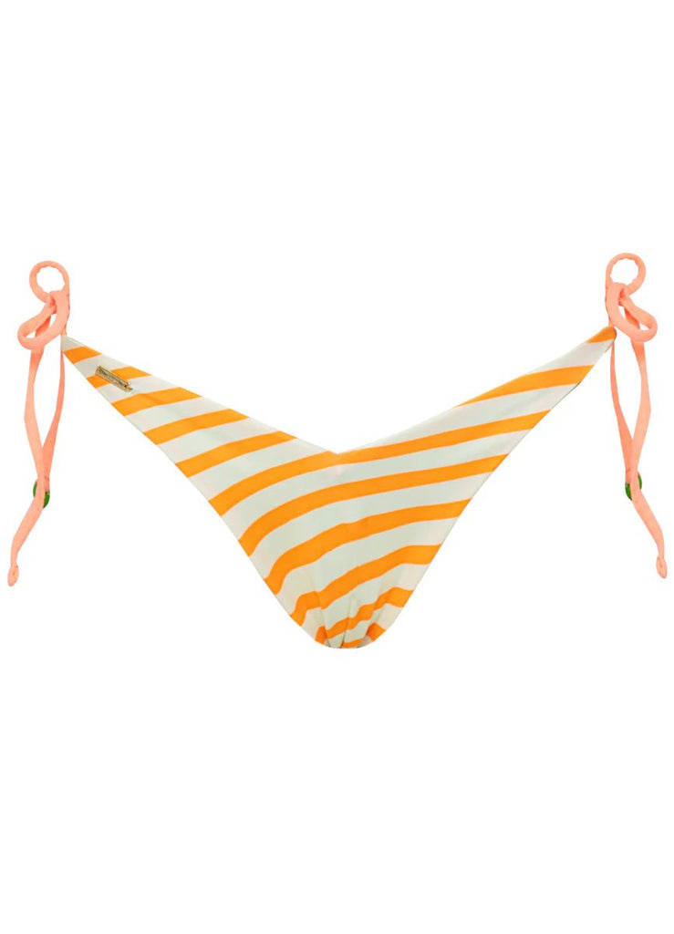 Sunrise Colada Nala Fixed Triangle Bikini Top / Maaji Sunrise Colada Sunshine Regular Rise Tie Side Bikini Bottom - NeptunesBoutique