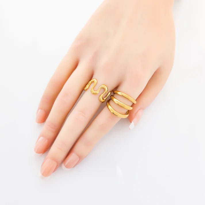Triple Band Ring - NeptunesBoutique