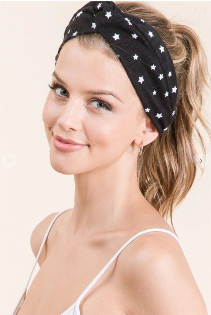 Star Printed Headbands (colors available)