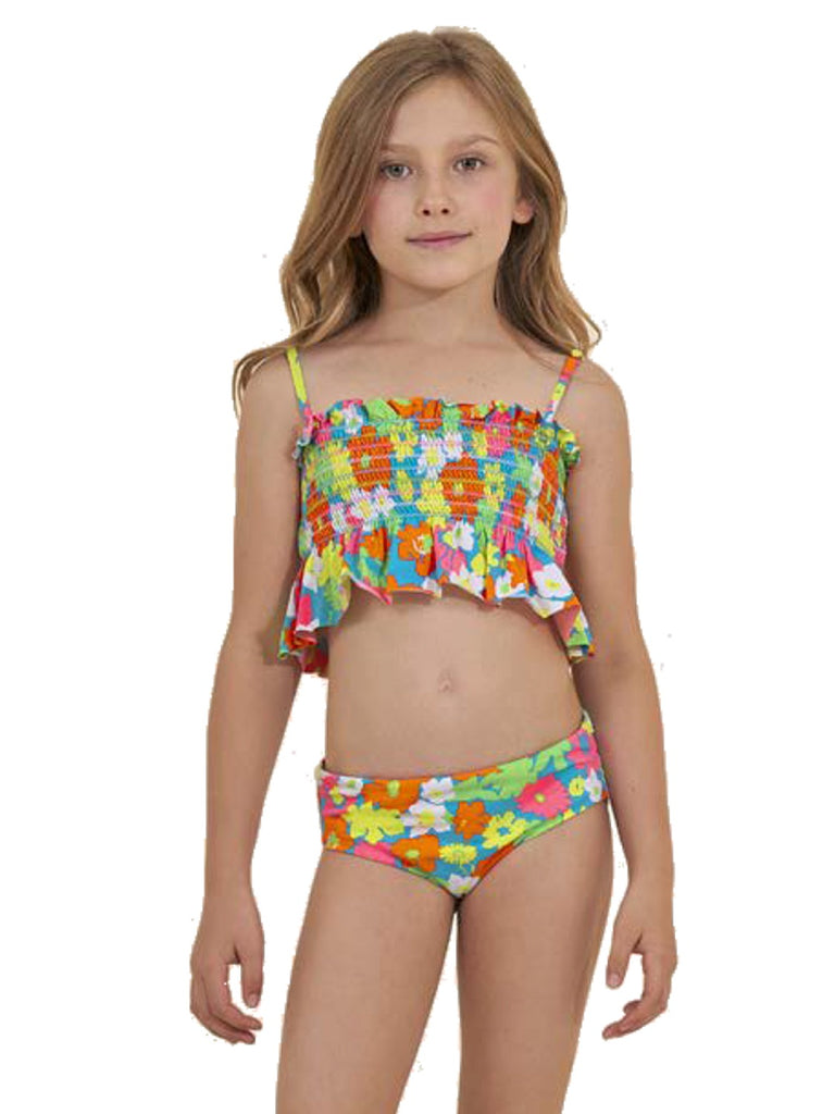 PQ Swim Kids Strawberry Fields Ruffle Bikini