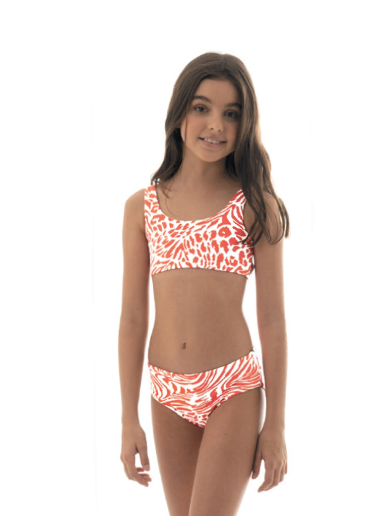 Maaji Kids Begonia Jungle Lava Bikini Set