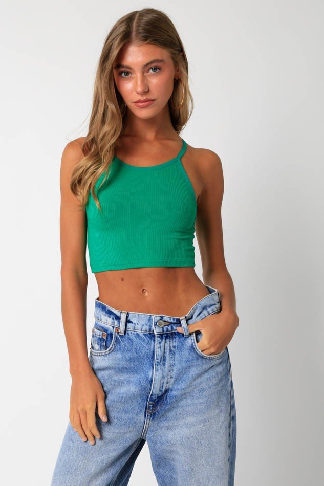 Cropped Tank Top (Colors Available) - NeptunesBoutique
