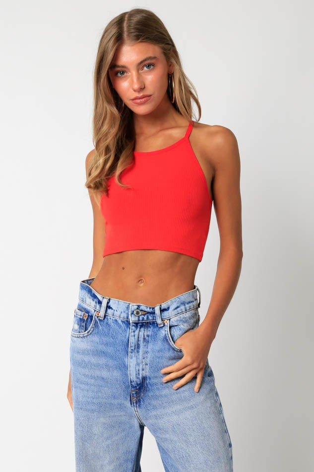 Cropped Tank Top (Colors Available) - NeptunesBoutique