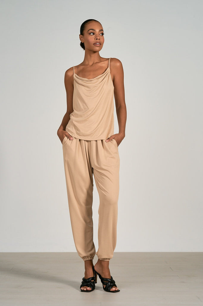 Elan Pleated Jogger Pants (colors available) - NeptunesBoutique