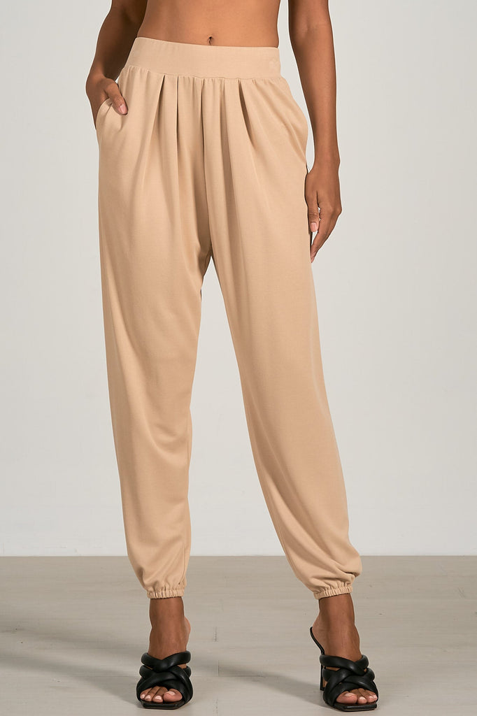 Elan Pleated Jogger Pants (colors available) - NeptunesBoutique