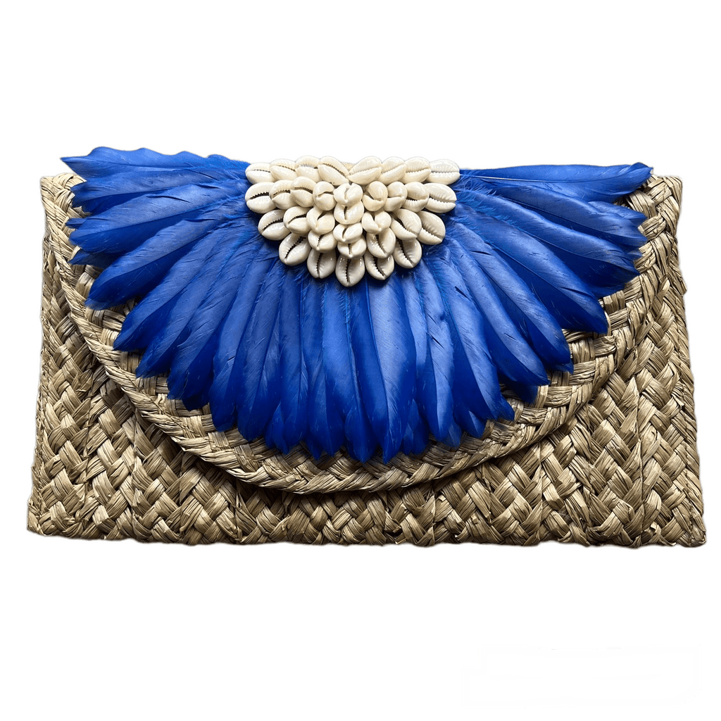 Feather Clutch (Colors Available) - NeptunesBoutique