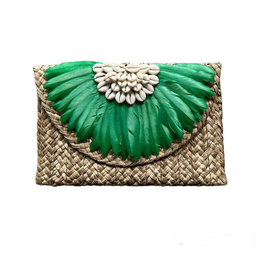 Feather Clutch (Colors Available) - NeptunesBoutique