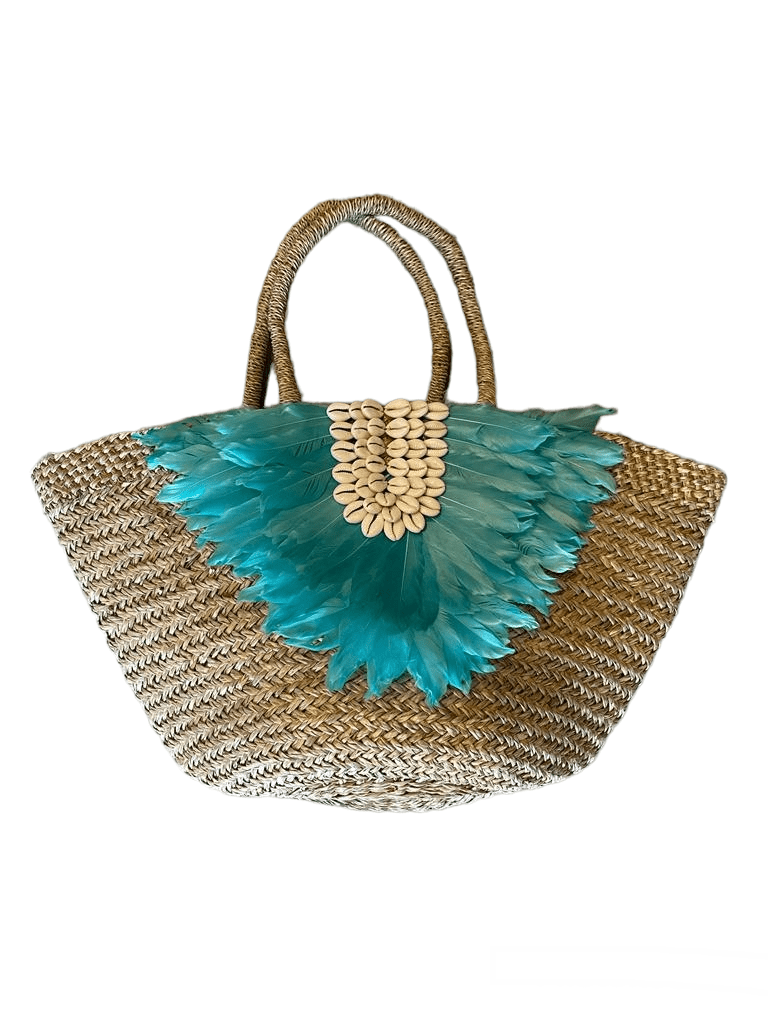 Half Moon Feather Bag (Colors Available) - NeptunesBoutique