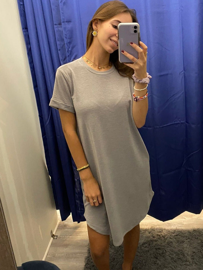 KLD French Terry Dress (colors available) - NeptunesBoutique
