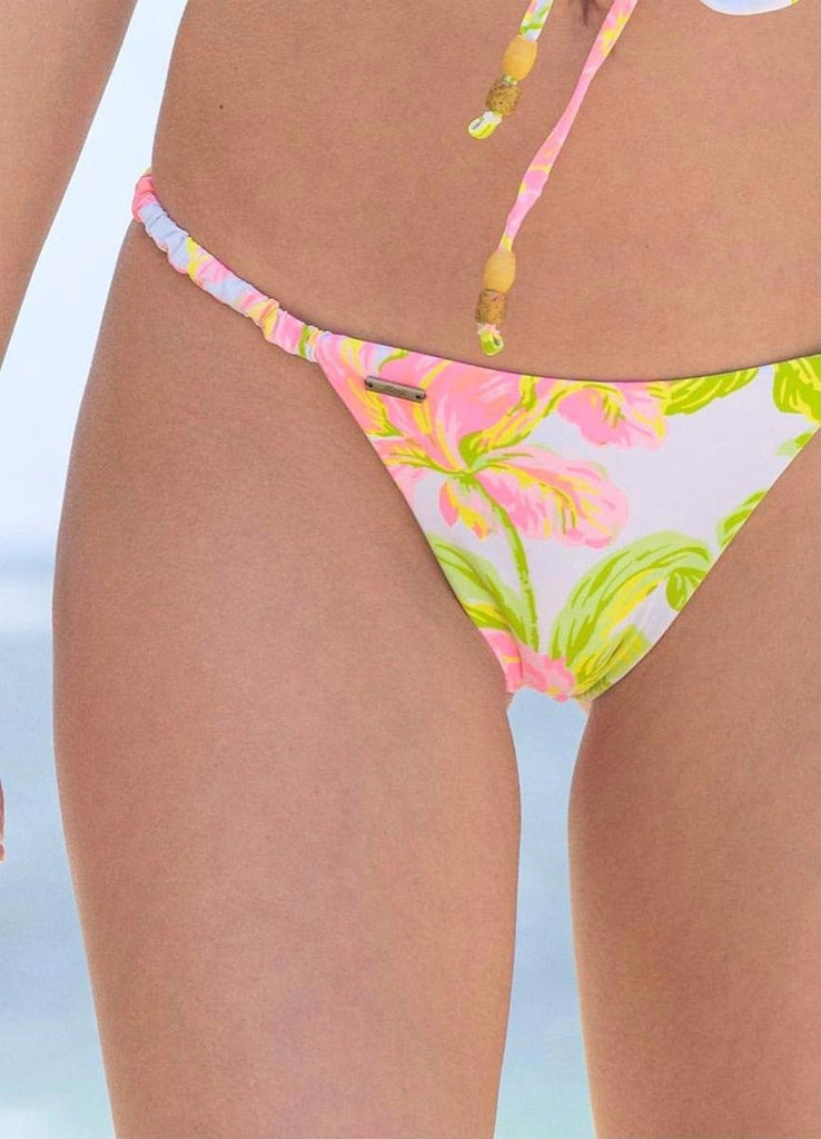 Maaji Chintz Floral Babydoll High Neck Bikini Top / Chint Floral Micro Crunch - NeptunesBoutique