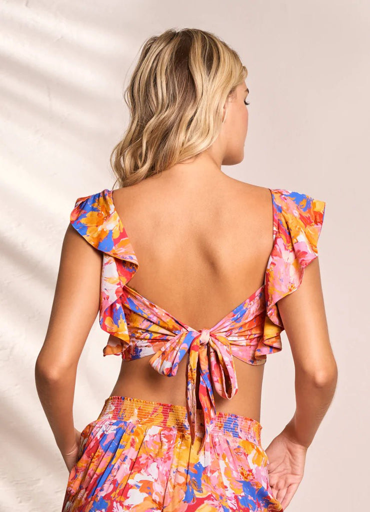 Maaji Supernova Peplum Beachwear Crop Top - NeptunesBoutique