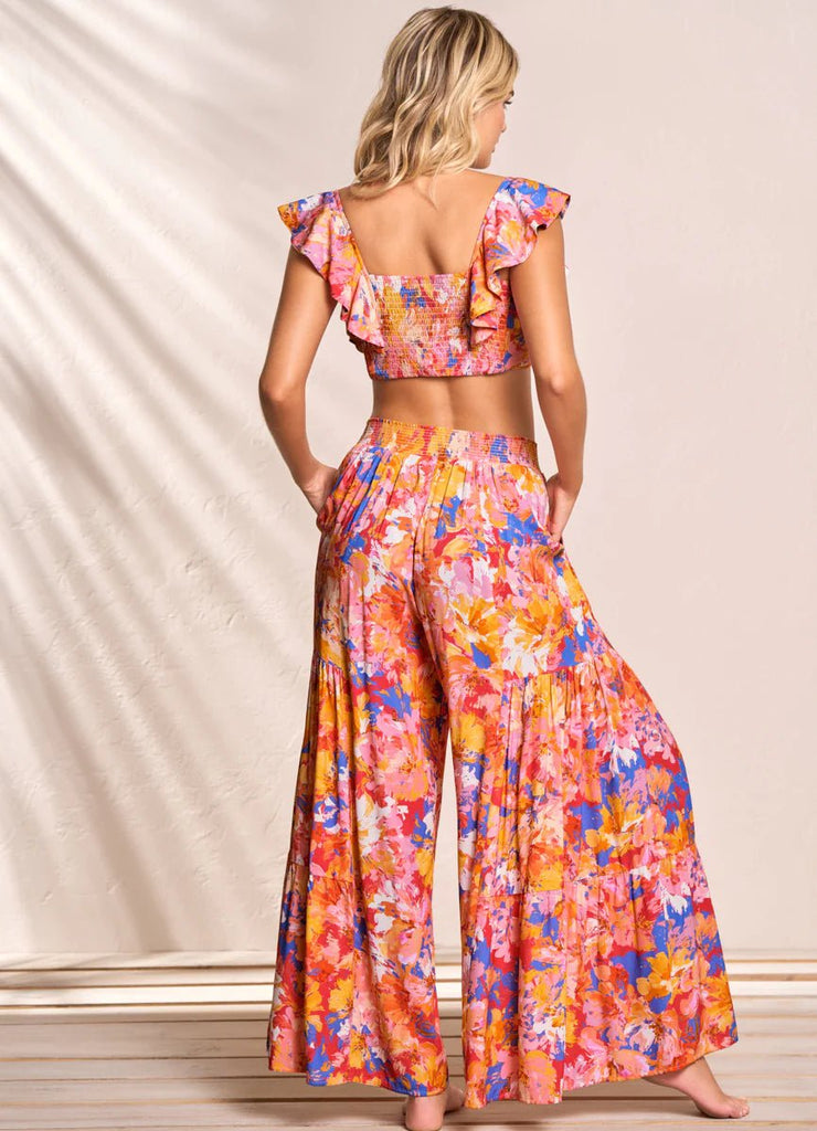 Maaji Supernova Peplum Beachwear Crop Top - NeptunesBoutique