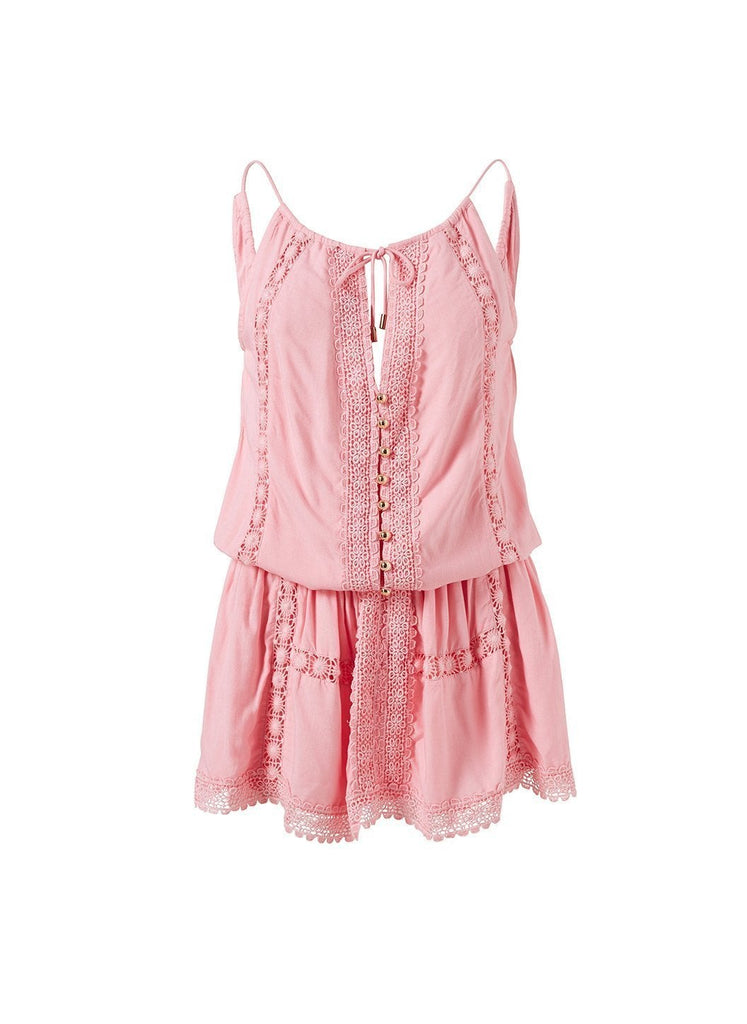 Melissa Odabash Chelsea Blush Short Dress - NeptunesBoutique