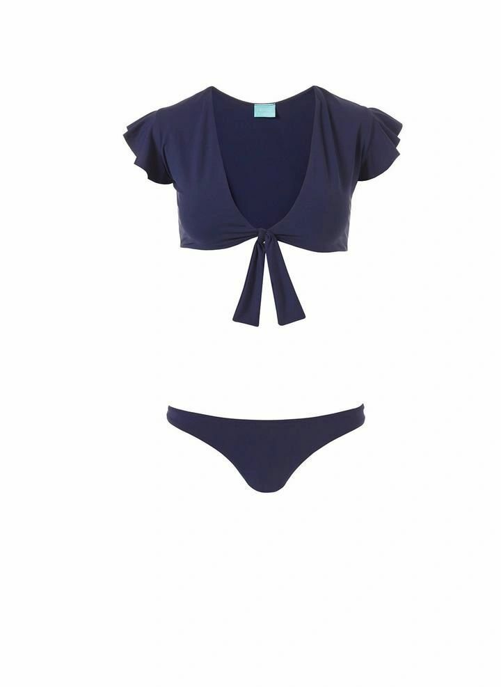 Melissa Odabash Koshamui Bikini Bottom - Navy - NeptunesBoutique