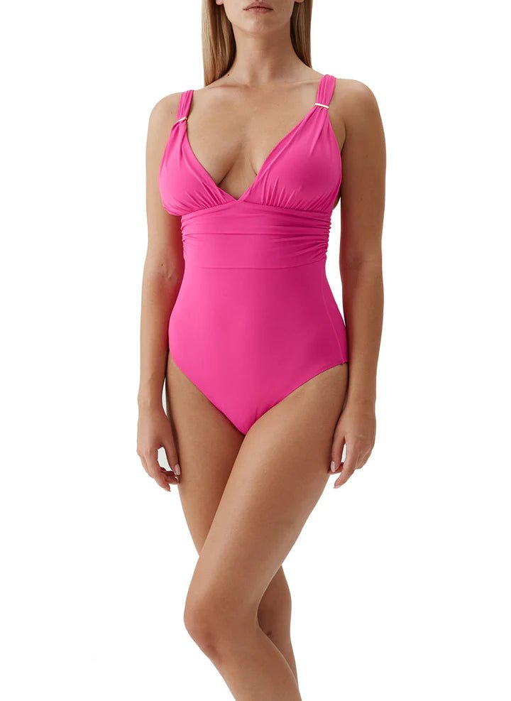 Melissa Odabash Panarea One Piece - Fuschia - NeptunesBoutique