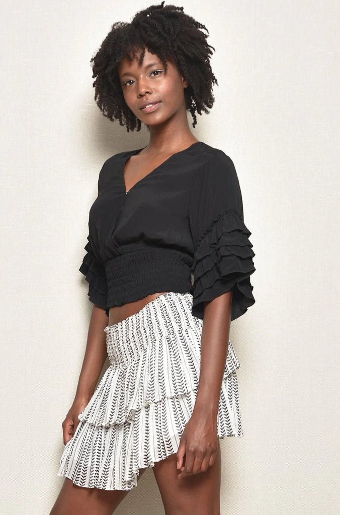 Muche et Muchette Ruffles Sleeve Top - NeptunesBoutique