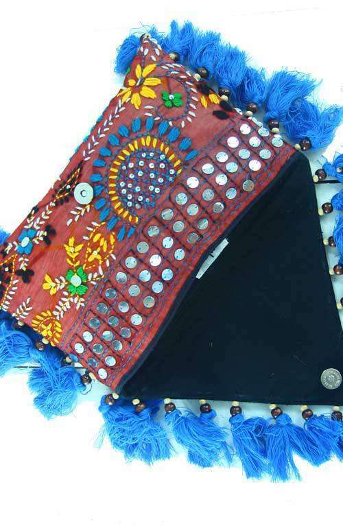 Offbeat Clutch Turquoise Tassel - NeptunesBoutique