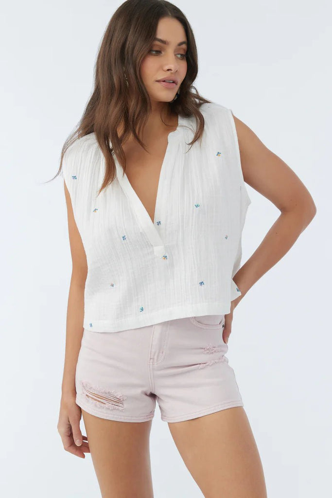O'Neill Aarya Top - Winter White - NeptunesBoutique