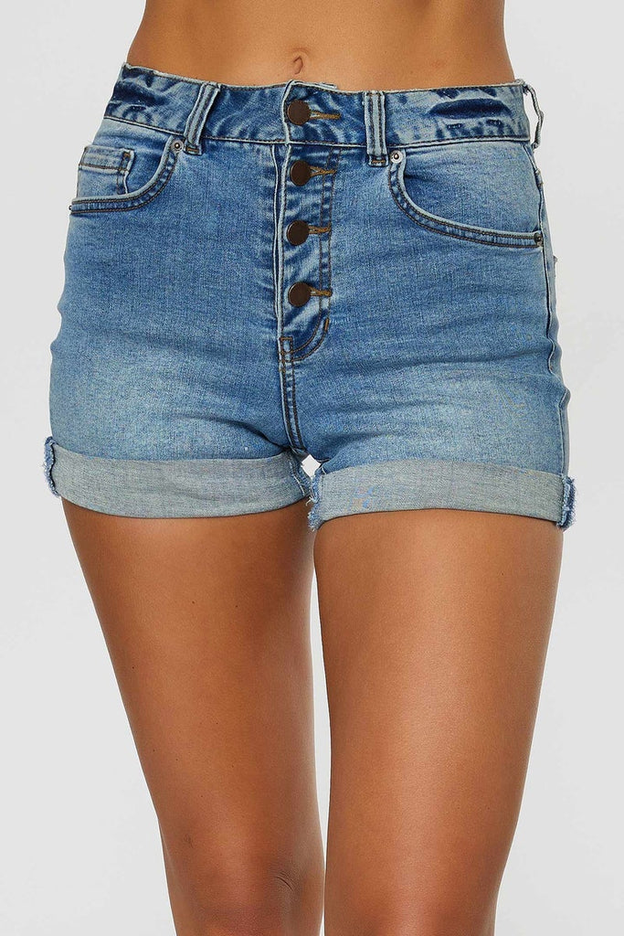 O'Neill Kelsey Denim Shorts - NeptunesBoutique