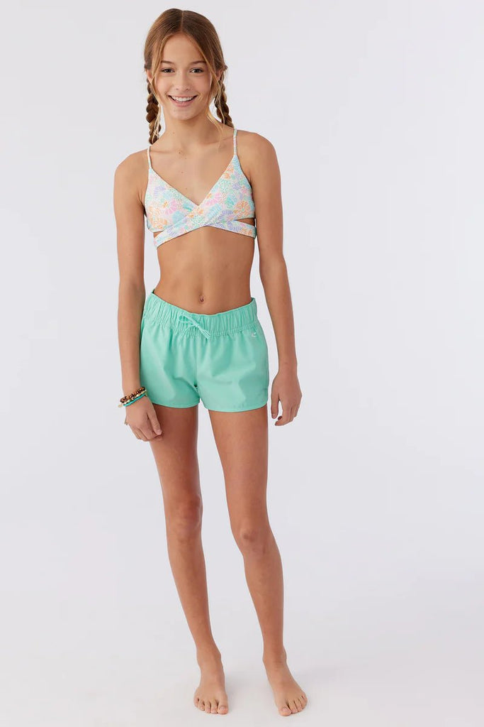 O'Neill Kids Girls Lane Solid Stretch 2" Boardshorts (Colors Available) - NeptunesBoutique