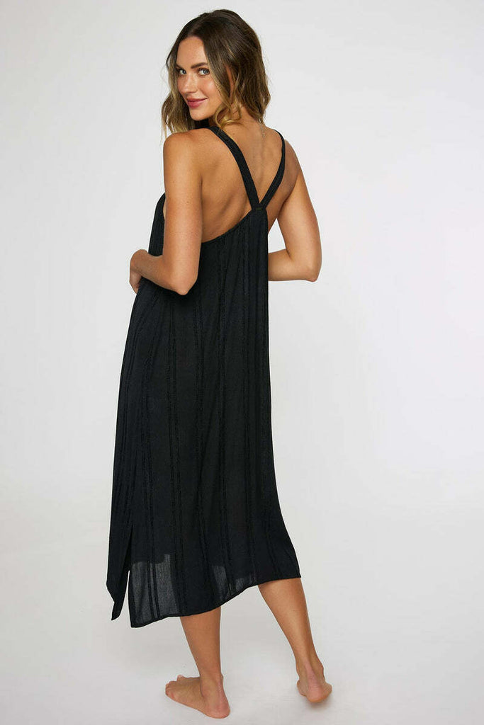 O'Neill Saltwater Solids Miranda Dress - Black - NeptunesBoutique