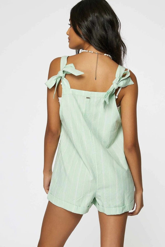 O'Neill Skylynn Stripe Romper - Seafoam - NeptunesBoutique