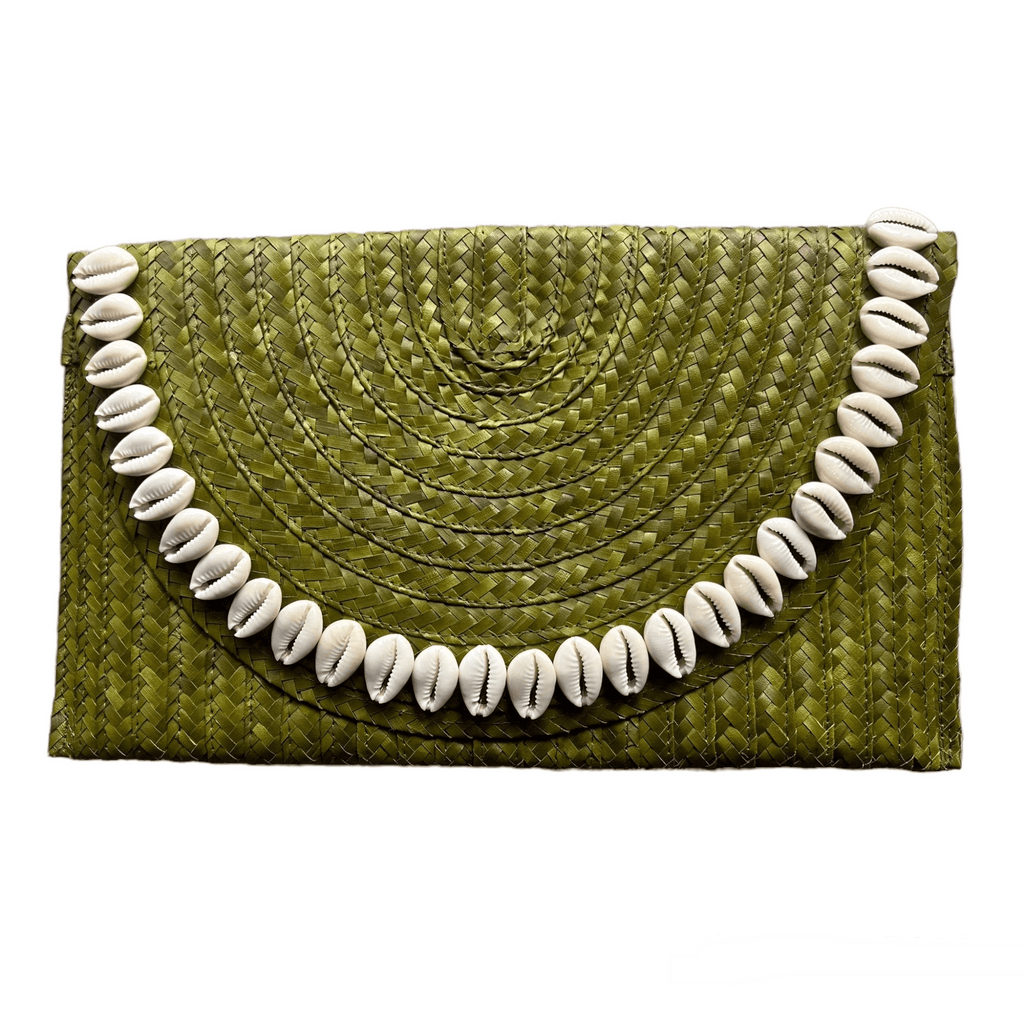 Rachel Clutch with Shells (Colors Available) - NeptunesBoutique