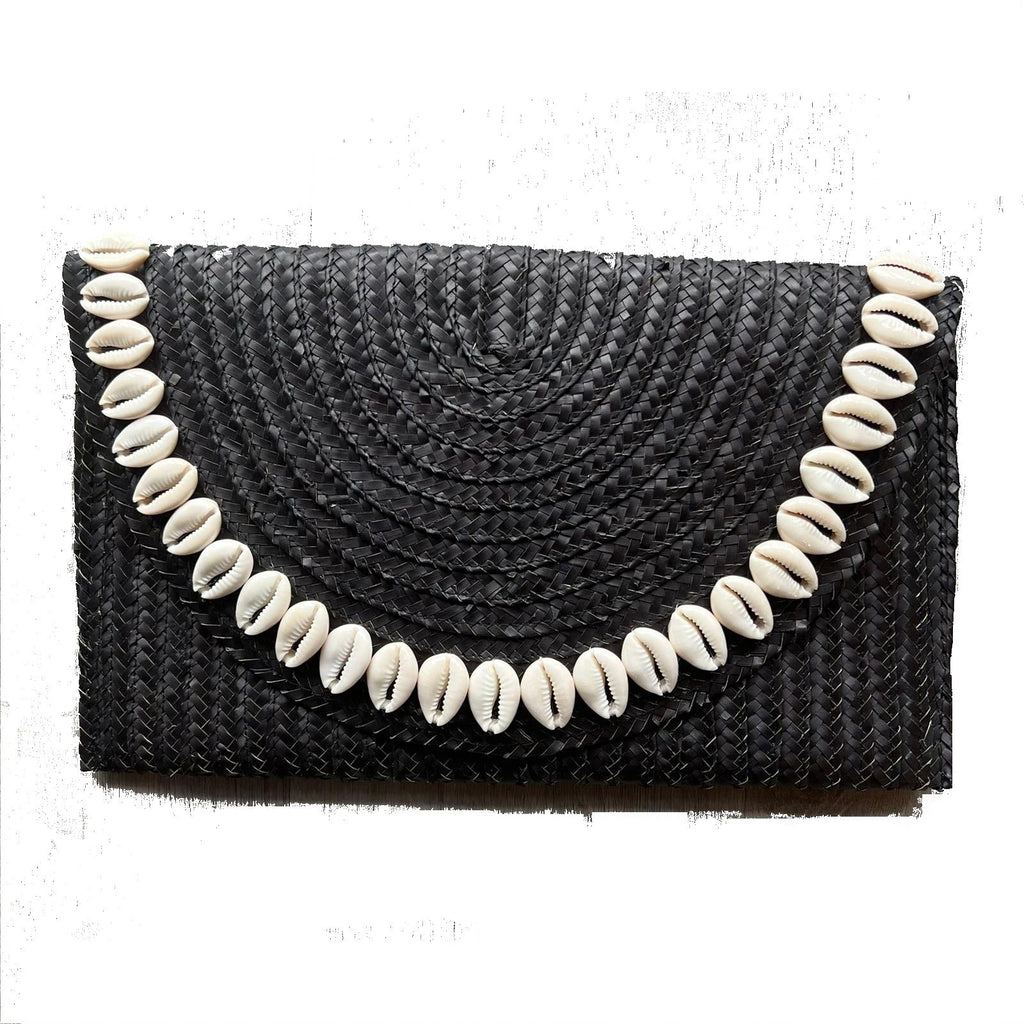 Rachel Clutch with Shells (Colors Available) - NeptunesBoutique