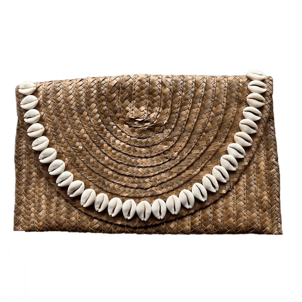 Rachel Clutch with Shells (Colors Available) - NeptunesBoutique