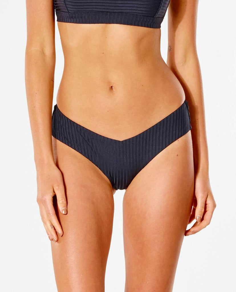 Rip Curl Premium Surf Banded Fix Triangle Bikini - Black - NeptunesBoutique