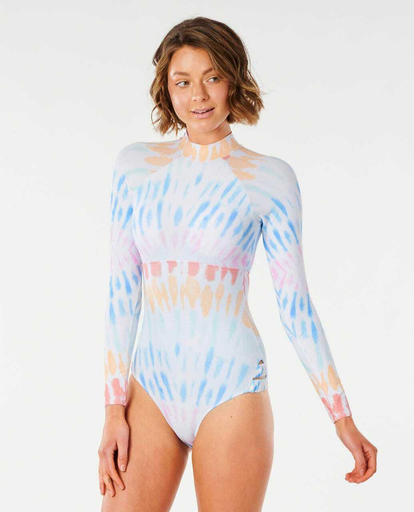Rip Curl Wipeout Long Sleeve One Piece Swimsuit - NeptunesBoutique