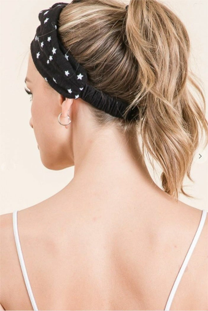 Star Printed Headbands (colors available) - NeptunesBoutique
