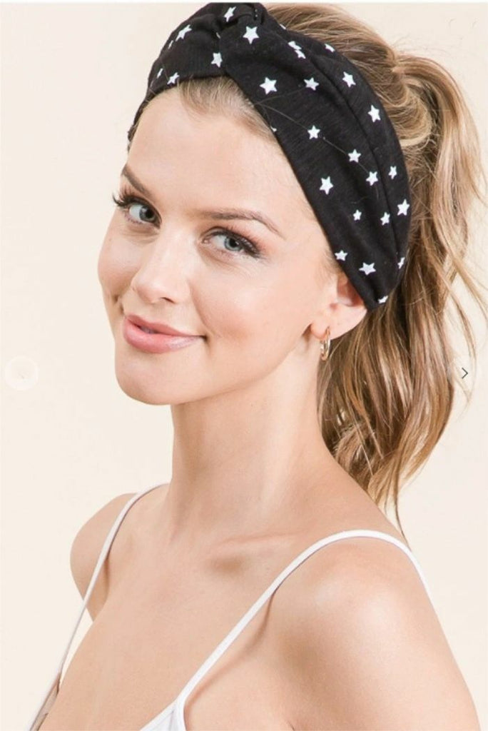 Star Printed Headbands (colors available) - NeptunesBoutique