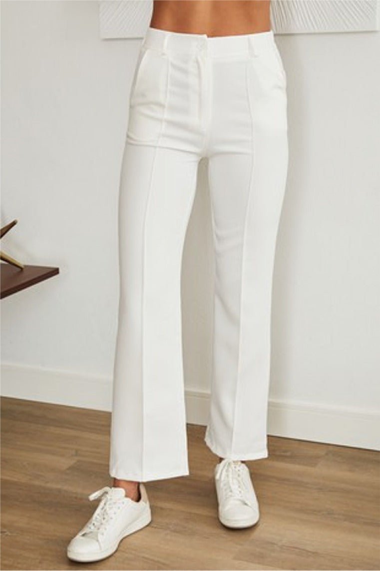 VE Flared Dress Pants (Colors Available) Medium / White