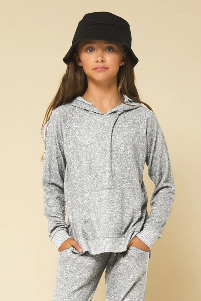 Vintage Havana Kids Brushed Fleece Pullover Hoody - NeptunesBoutique