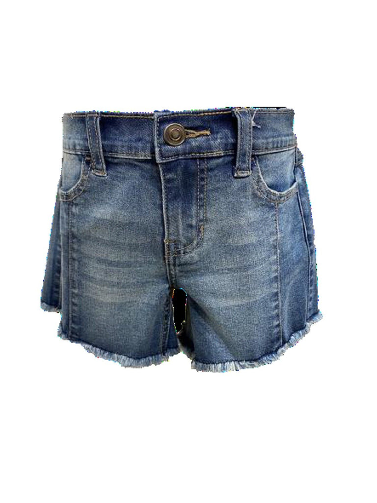 Vintage Havana Kids Medium Denim Color Blocked Shorts - NeptunesBoutique