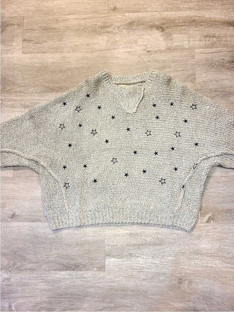 Vintage Havana Novelty Star Sweater - NeptunesBoutique