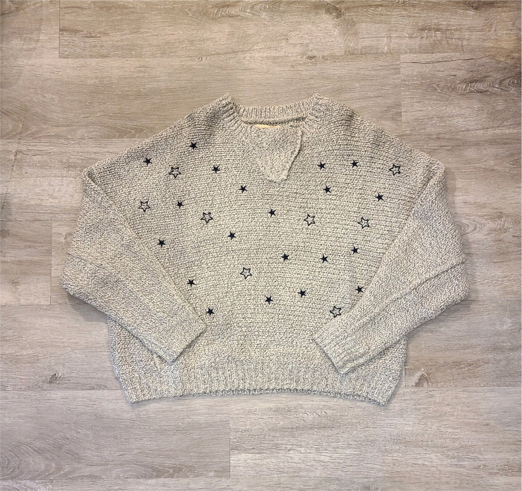 Vintage Havana Novelty Star Sweater - NeptunesBoutique