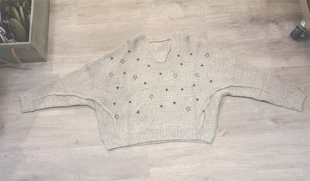 Vintage Havana Novelty Star Sweater - NeptunesBoutique