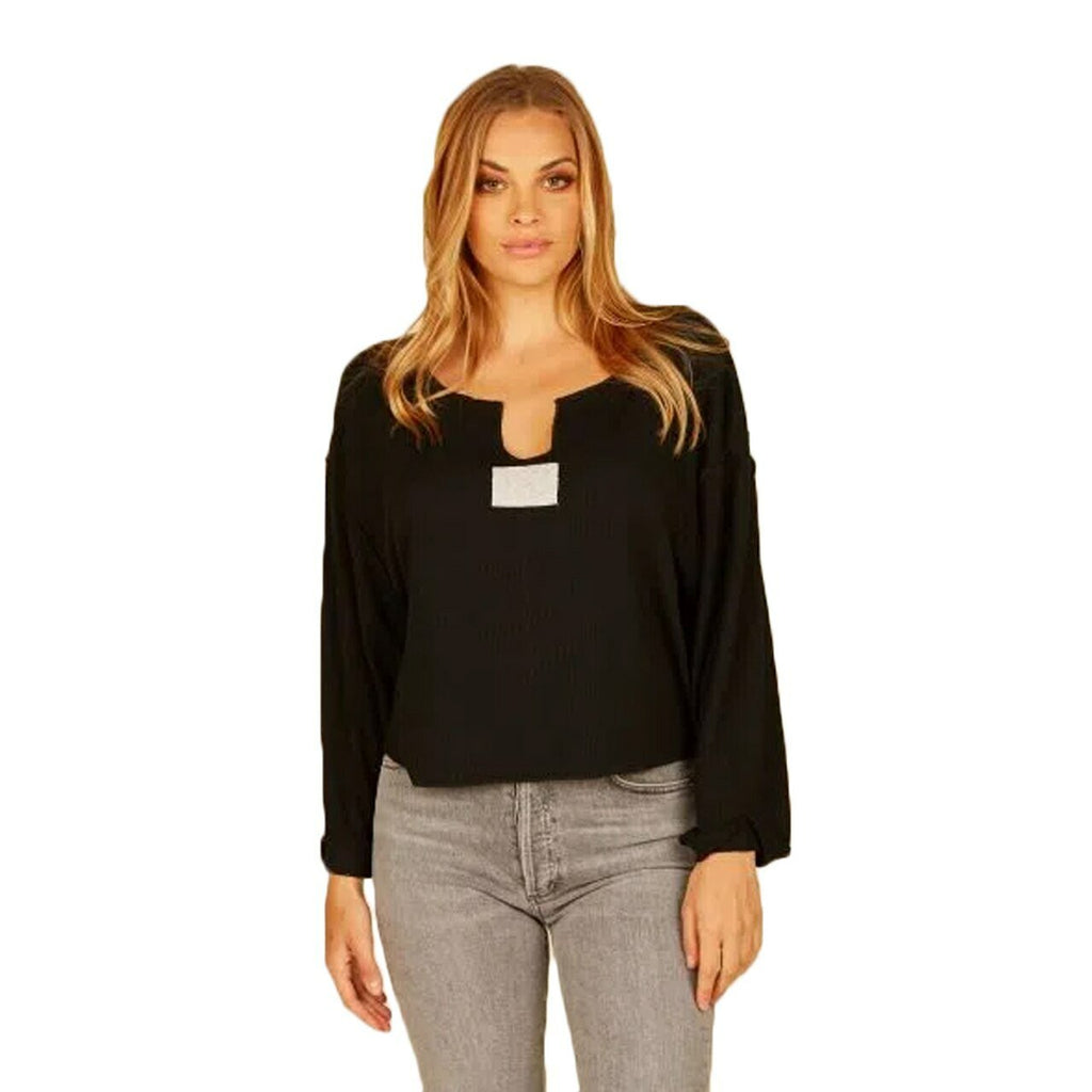 Vintage Havana Slash Neck with Patch - Colors Available - NeptunesBoutique