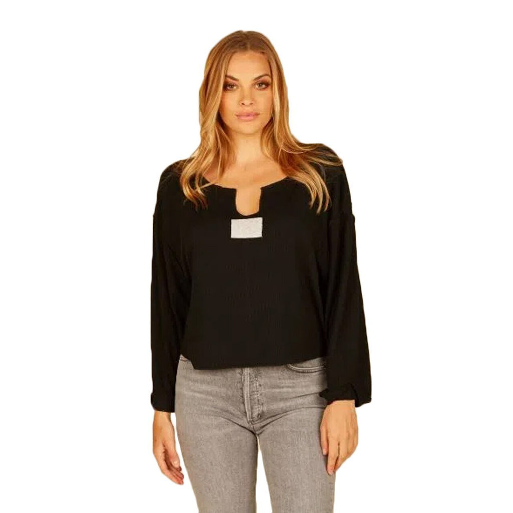 Vintage Havana Slash Neck with Patch - Colors Available - NeptunesBoutique