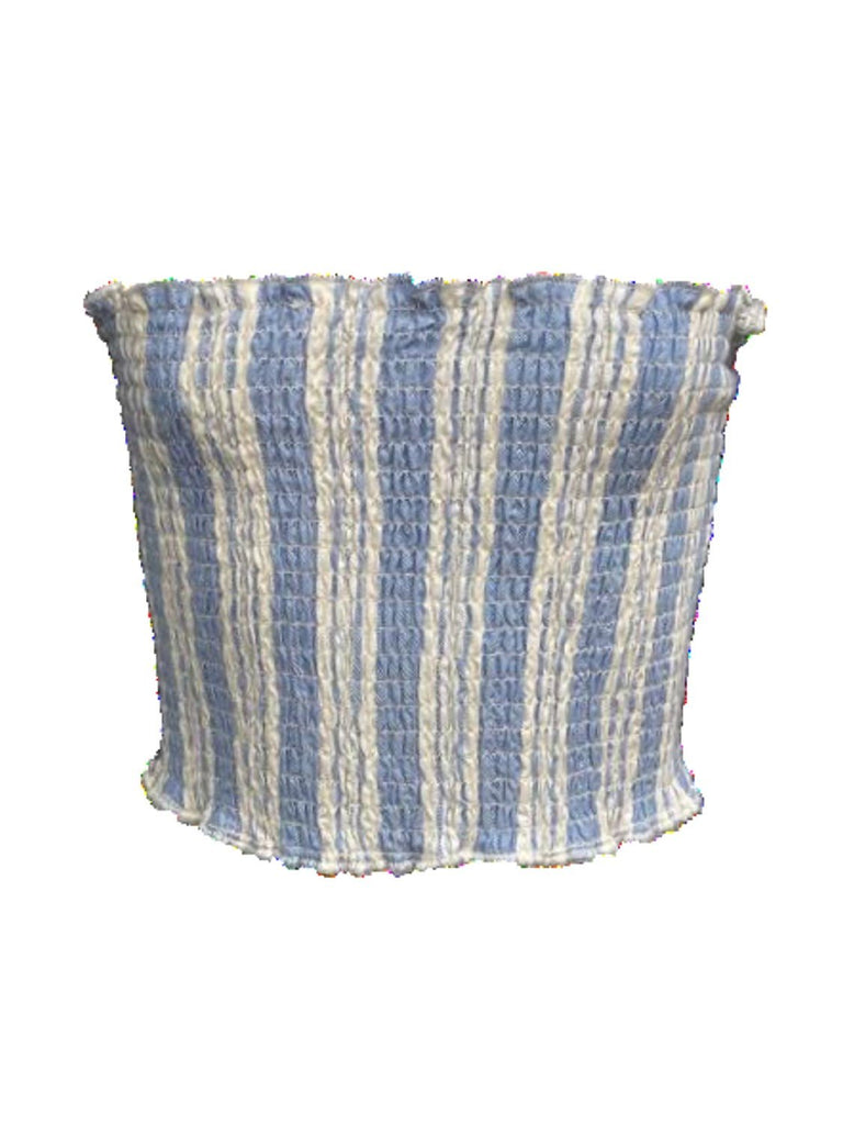 Vintage Havana Smocked Tube Top - Pop Stripe - NeptunesBoutique
