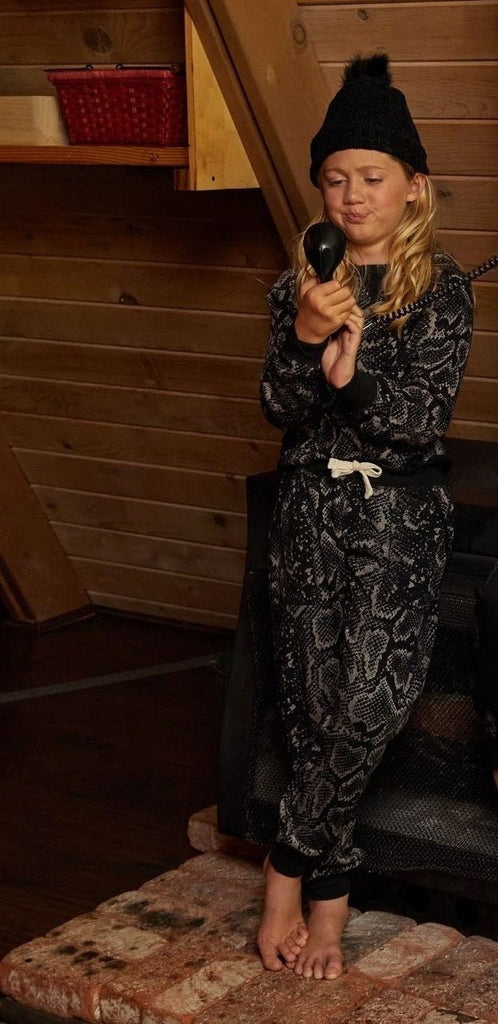 Vintage Havana Snake skin Burnout Hoodie - NeptunesBoutique